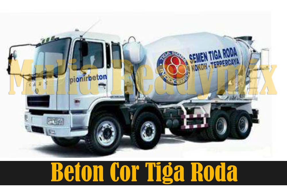 Harga Beton Cor Tiga Roda